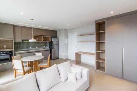 Sala de apartamento para alugar com 1 quarto, 65m² em Vila Nilva, Barueri