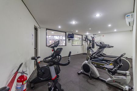 Área comum - Academia de apartamento para alugar com 1 quarto, 48m² em Paraíso, São Paulo