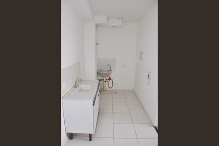 Apartamento para alugar com 34m², 2 quartos e sem vaga Apartamento para alugar com 34m², 2 quartos e sem vagaDetalhe - Cozinha Americana