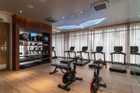 Studio para alugar com 26m², 1 quarto e 1 vaga Studio para alugar com 26m², 1 quarto e 1 vagaÁrea comum - Academia