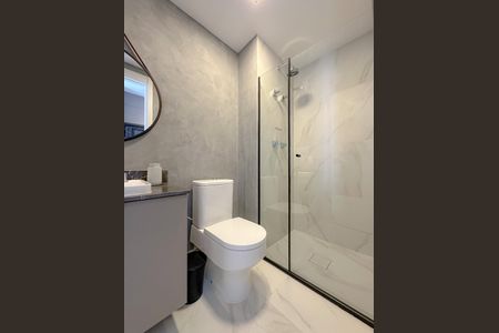 Studio para alugar com 26m², 1 quarto e 1 vaga Studio para alugar com 26m², 1 quarto e 1 vagaBanheiro