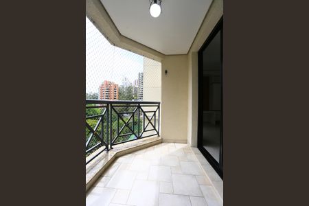 Varanda da Sala de apartamento para alugar com 3 quartos, 125m² em Vila Andrade, São Paulo