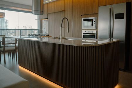 Cozinha de apartamento à venda com 3 quartos, 142m² em Fonte do Morumbi, São Paulo