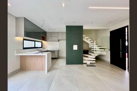 Sala de casa de condomínio à venda com 3 quartos, 173m² em Parque Taquaral, Campinas