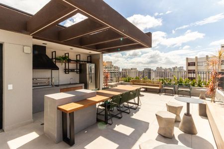 Studio para alugar com 28m², 1 quarto e sem vaga Studio para alugar com 28m², 1 quarto e sem vagaChurrasqueira