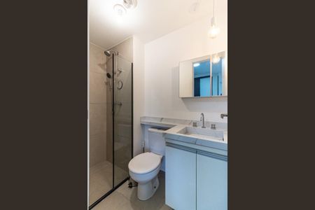 Studio para alugar com 28m², 1 quarto e sem vaga Studio para alugar com 28m², 1 quarto e sem vagaBanheiro