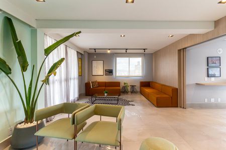 Studio para alugar com 28m², 1 quarto e sem vaga Studio para alugar com 28m², 1 quarto e sem vagaÁrea comum - Salão de festas