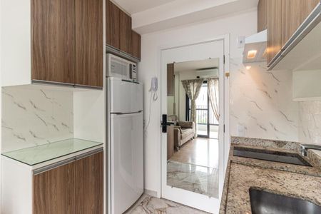 Studio para alugar com 28m², 1 quarto e sem vaga Studio para alugar com 28m², 1 quarto e sem vagaCozinha