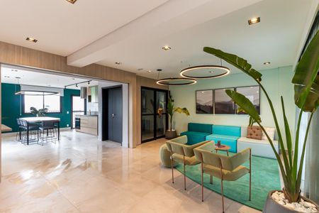 Studio para alugar com 28m², 1 quarto e sem vaga Studio para alugar com 28m², 1 quarto e sem vagaÁrea comum - Salão de festas