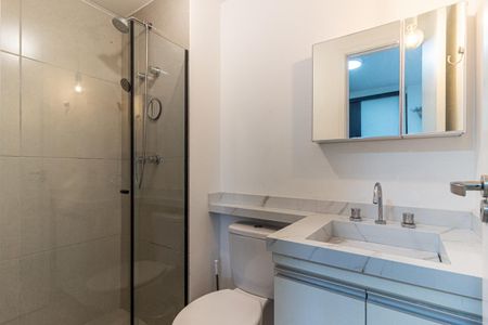 Studio para alugar com 28m², 1 quarto e sem vaga Studio para alugar com 28m², 1 quarto e sem vagaBanheiro