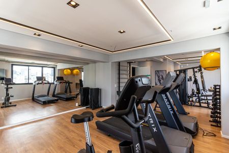 Studio para alugar com 28m², 1 quarto e sem vaga Studio para alugar com 28m², 1 quarto e sem vagaAcademia