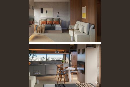 Apartamento à venda com 32m², 1 quarto e sem vaga