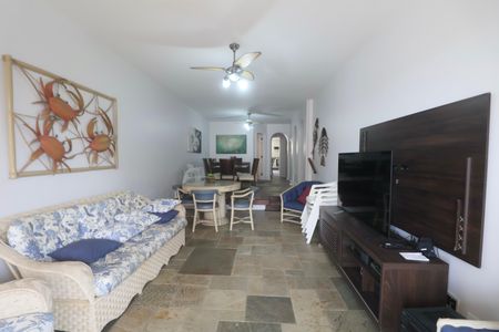 Sala de apartamento para alugar com 4 quartos, 120m² em Balneario Cidade Atlantica, Guarujá
