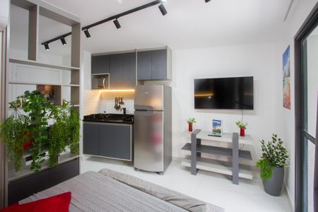 Studio de kitnet/studio para alugar com 1 quarto, 28m² em Cidade Monções, São Paulo