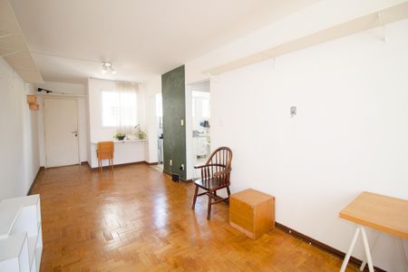 Sala de apartamento à venda com 1 quarto, 45m² em Pinheiros, São Paulo