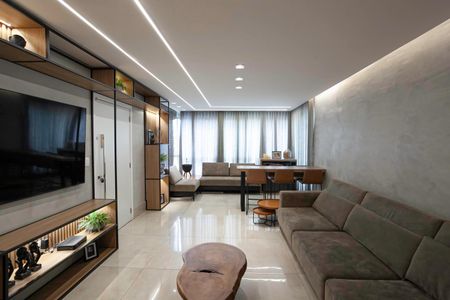 Sala de apartamento à venda com 4 quartos, 158m² em Castelo, Belo Horizonte