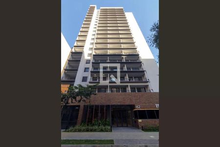 Studio para alugar com 27m², 1 quarto e sem vaga Studio para alugar com 27m², 1 quarto e sem vagaFachada