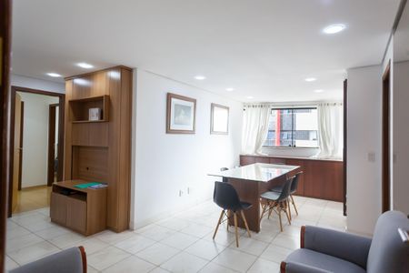 sala de apartamento à venda com 3 quartos, 87m² em Vila da Serra, Nova Lima