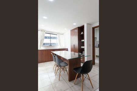Sala de Jantar de apartamento à venda com 3 quartos, 87m² em Vila da Serra, Nova Lima