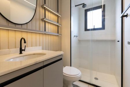 Studio para alugar com 27m², 1 quarto e sem vagaBanheiro