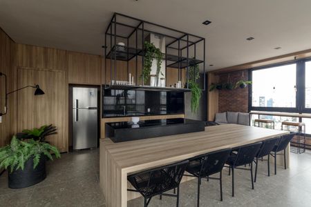 Studio para alugar com 27m², 1 quarto e sem vagaÁrea comum - Salão de festas