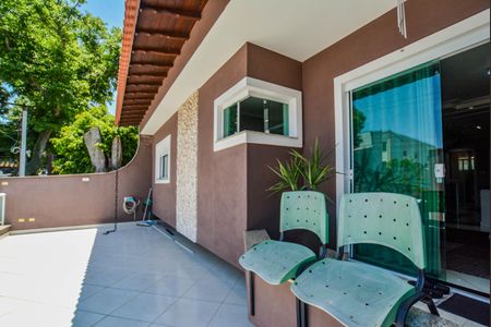 Varanda da Sala de casa à venda com 3 quartos, 440m² em Vila Pires, Santo André