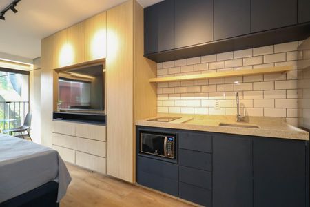 Studio à venda com 28m², 1 quarto e sem vagaStudio