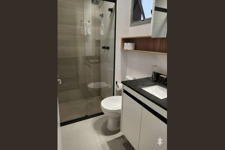 Banheiro de kitnet/studio à venda com 1 quarto, 25m² em Jardim das Acacias, São Paulo