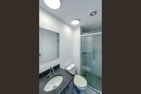 Studio para alugar com 27m², 1 quarto e sem vaga Studio para alugar com 27m², 1 quarto e sem vagaBanheiro