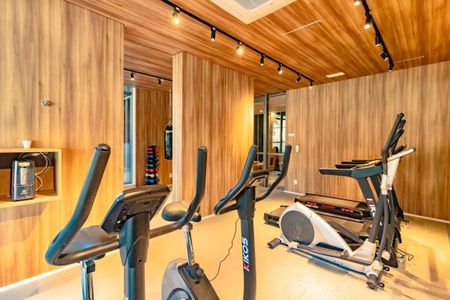 Studio à venda com 24m², 1 quarto e sem vaga Studio à venda com 24m², 1 quarto e sem vagaÁrea comum - Academia