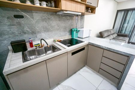 Studio para alugar com 54m², 1 quarto e sem vaga Studio para alugar com 54m², 1 quarto e sem vagaPia e cooktop