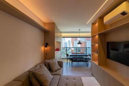 Sala de apartamento à venda com 1 quarto, 45m² em Itaim Bibi, São Paulo