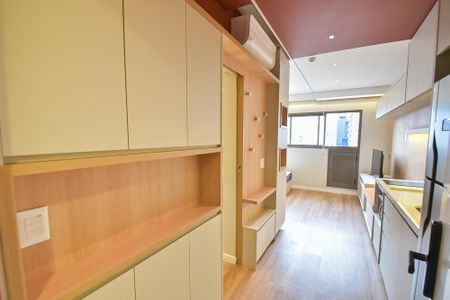 Studio para alugar com 25m², 1 quarto e sem vaga Studio para alugar com 25m², 1 quarto e sem vagaCozinha
