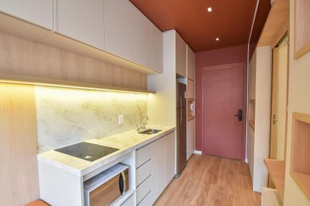 Studio para alugar com 25m², 1 quarto e sem vaga Studio para alugar com 25m², 1 quarto e sem vagaCozinha