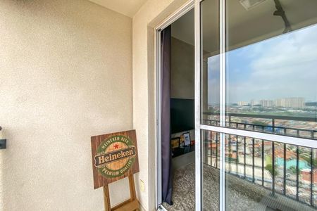 Varanda de apartamento para alugar com 1 quarto, 42m² em Jardim Olavo Bilac, São Bernardo do Campo