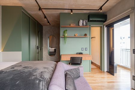 Studio à venda com 38m², 1 quarto e sem vagaSala/Quarto