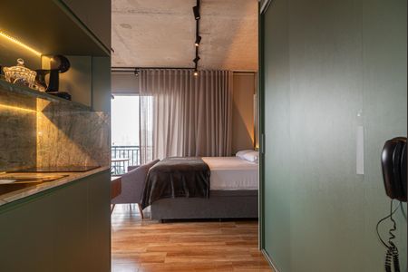 Studio à venda com 38m², 1 quarto e sem vagaCozinha