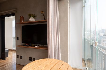 Studio à venda com 38m², 1 quarto e sem vagaVaranda da Sala/Quarto