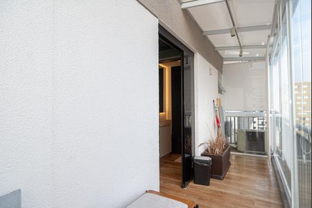 Studio à venda com 38m², 1 quarto e sem vagaVaranda da Sala/Quarto