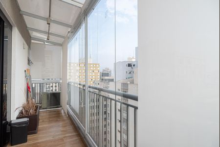 Studio à venda com 38m², 1 quarto e sem vagaVaranda da Sala/Quarto