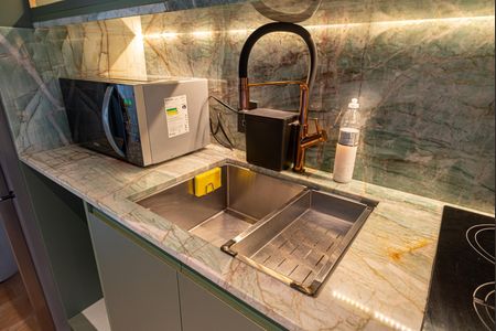 Studio à venda com 38m², 1 quarto e sem vagaCozinha