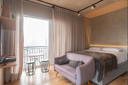 Studio à venda com 38m², 1 quarto e sem vagaSala/Quarto