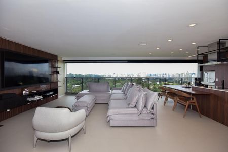 Sala de apartamento para alugar com 2 quartos, 142m² em Jardim Fonte do Morumbi, São Paulo