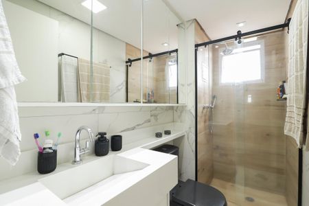 Apartamento para alugar com 92m², 3 quartos e 2 vagasBanheiro da Suíte