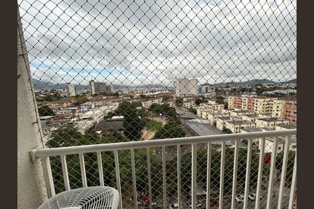Varanda da sala de apartamento para alugar com 2 quartos, 54m² em Del Castilho, Rio de Janeiro