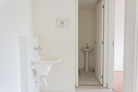 Apartamento para alugar com 34m², 2 quartos e sem vaga Apartamento para alugar com 34m², 2 quartos e sem vagaDetalhe da area de serviço