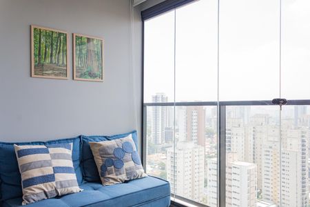 Varanda de kitnet/studio à venda com 1 quarto, 29m² em Pompeia, São Paulo