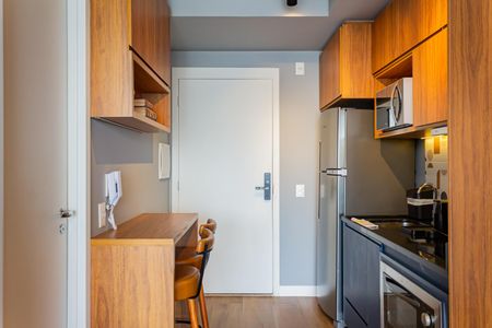 Studio à venda com 29m², 1 quarto e sem vaga Studio à venda com 29m², 1 quarto e sem vagaCozinha