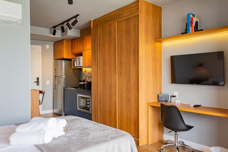 Studio à venda com 29m², 1 quarto e sem vaga Studio à venda com 29m², 1 quarto e sem vagaSala/Quarto