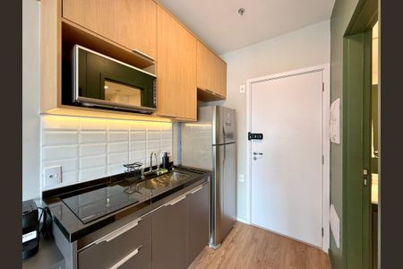 Studio à venda com 30m², 0 quarto e sem vagaCozinha 